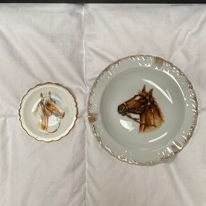 Antique Collectors Plates of Horses
